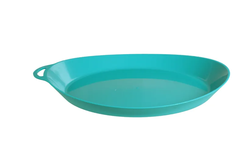 Ellipse Plastic Camping Plate Teal